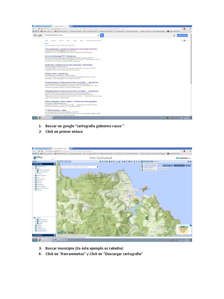 Descarga y uso de cartografía SHP y DXF | PDF | Archivo de computadora ...