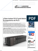 ¿Cómo Testear PLCs - Guía Básica de Diagnóstico de PLCs - Reparación de Electrónica Industrial