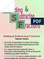 Add Subt Fractions
