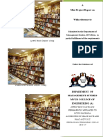 Retail Management Project Report on Book Stores