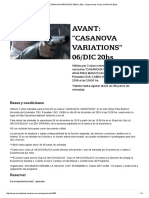 Avant_ _casanova Variations_ 06_dic 20hs - Experiencias Club La Nacion Black