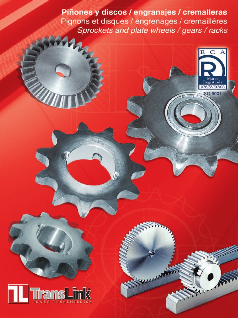 Sprockets and Plate Wheels - Gears - Racks | PDF | Informatique et ...