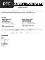 Download How to Make a Jock Strap  by jockswap SN33340690 doc pdf