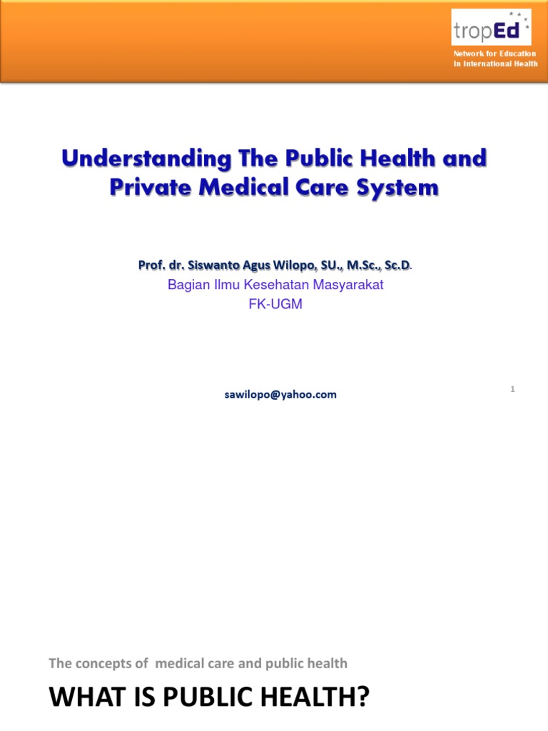 Understanding The Public Health and Private Medical Care System | PDF ...