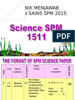 Teknik Menjawab Sains Spm 2015 (Nicklee)