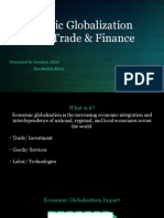 Economic Globalization -Trade n Finance