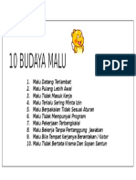 10 Budayab Malu