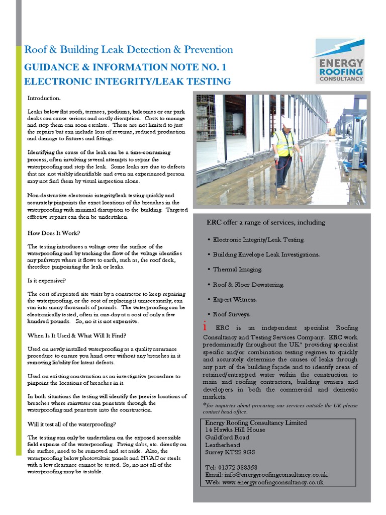 101 Electronic Integrity Testing | PDF | Engineering | Energy And Resource
