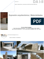 TDA CRESTA DA I-II Expresion Arquitectonica-Materialidades