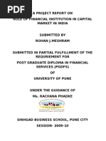Download Role Of Financial Institutional Investors In Capital Market In India by ron8772 SN33341798 doc pdf