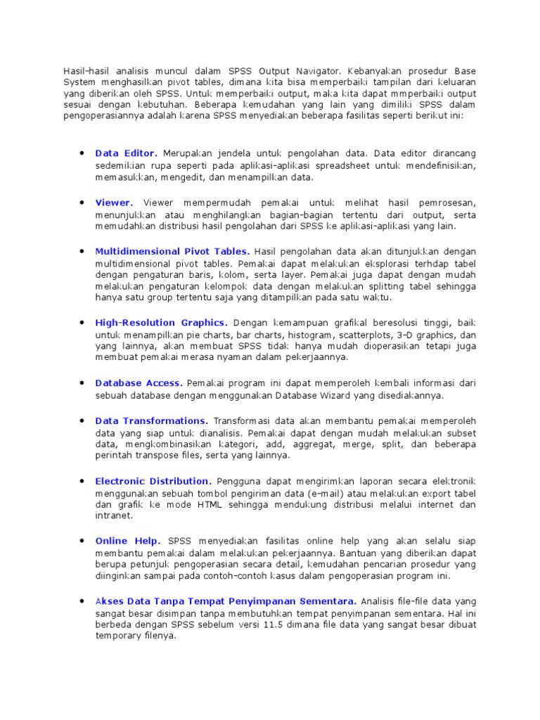 Cara Menggunakan Spss 21 Pdf