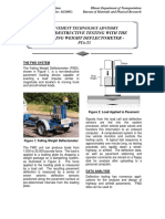 Non-Destructive Testing With The Falling Weight Deflectometer