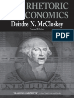 Deirdre N. McCloskey-The Rhetoric of Economics (Rhetoric of The Human Sciences) (2nd Edition) - University of Wisconsin Press (1998) PDF