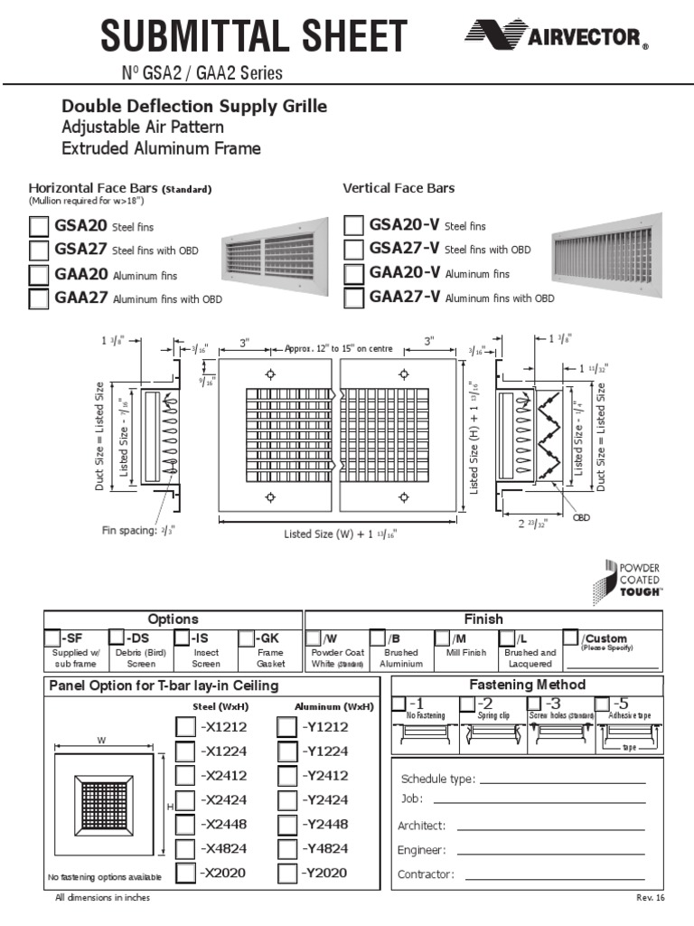 hvac grill Duct (Flow) Building Materials Free 30day Trial Scribd