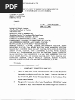 Florida 2016 Recount Complaint