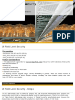 UI Field Level Security - v1 0 - Scope