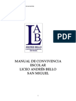 Manual de Convivencia Escolar Liceo Andrés Bello San Miguel 
