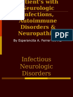 Management of Patients With Neurologic Infections Autoimmune Disorders Neuropathies
