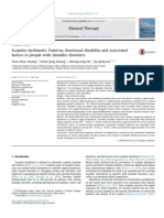 Scapular Dyskinesis Patterns Functional Disability and Associated Factors in People With Shoulder Disorders 2016 Manual Therapy