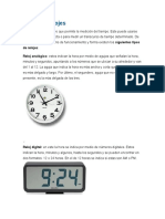 Tipos de Relojes