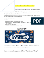 Digital Design Short Term Project Based Instruction Internet of Things Draft