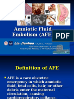 Amniotic Fluid Embolism