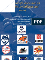 Youth Concussions Presentation by Dr. Anthony Alessi