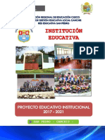 Proyecto Educativo Institucional #56038 - Cuchuma - San Pedro - 2017-2021