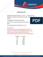 Wind Load vs PSF