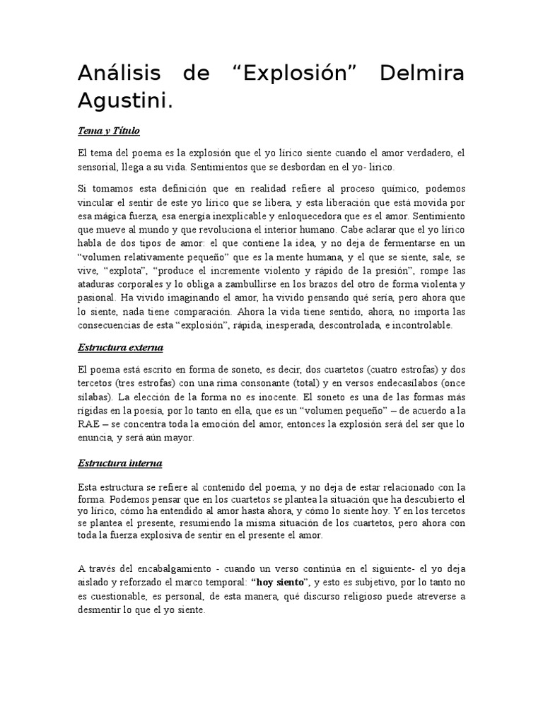 Análisis del poema 