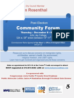 Post-Election Community Forum 12-8-16