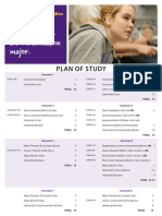 Communication Studies: Plan of Study