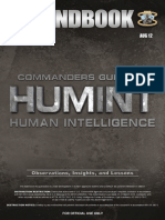 (U-FOUO) U.S. Army Commanders Guide To Human Intelligence (HUMINT) PDF