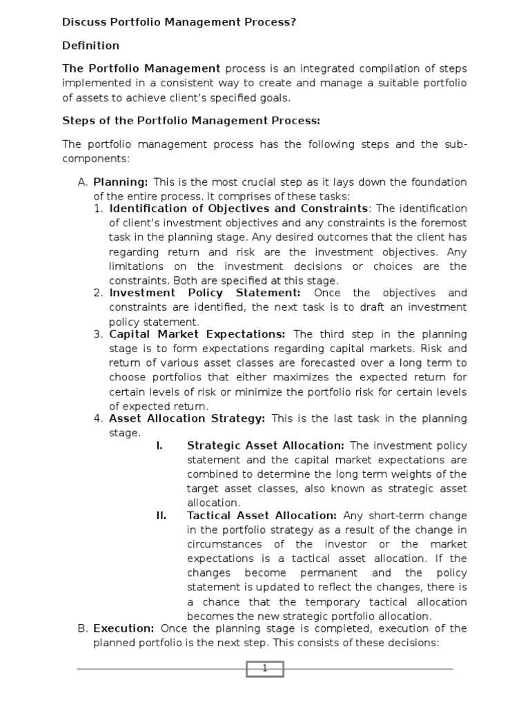 Investment and Portfolio Management | PDF | Capital Asset Pricing Model
