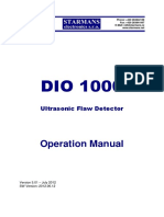 Operation Manual: Ultrasonic Flaw Detector