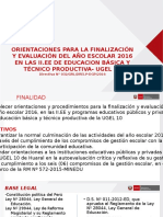 Directiva Finalización Año 2016