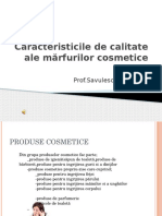 Caracteristicile de Calitate Ale Marfurilor Cosmetice