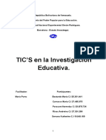 TICS en La Investigacion Educativa