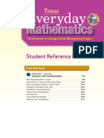 Texas Everyday Mathematics Grade 4 - Student Reference Book