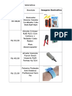 MATERIAIS Repetidos de Rede e Manutenção