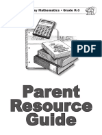 Parent Resource Guide: Everyday Mathematics - Grade K-3