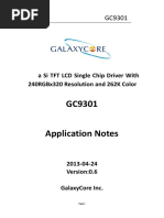 GC9301 Application Notes V0.6