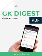 Monthly GK Digest October 2016