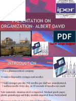 Presentation On Organization-Albert David