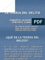 LA TEORÍA DEL DELITO.