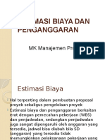 Estimasi Biaya Dan Penganggaran-Materi7