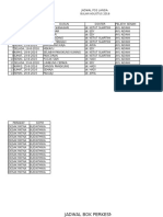 Jadwal Agustus