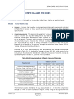 Section V-2 Concrete Classes and Mixes: 502.01 Description