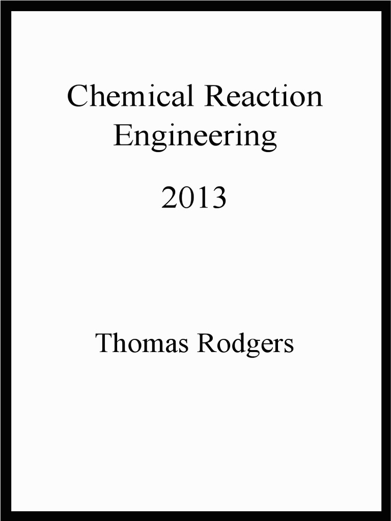 Cre Cstr Notes Pdf Reaction Rate Chemical Reactor