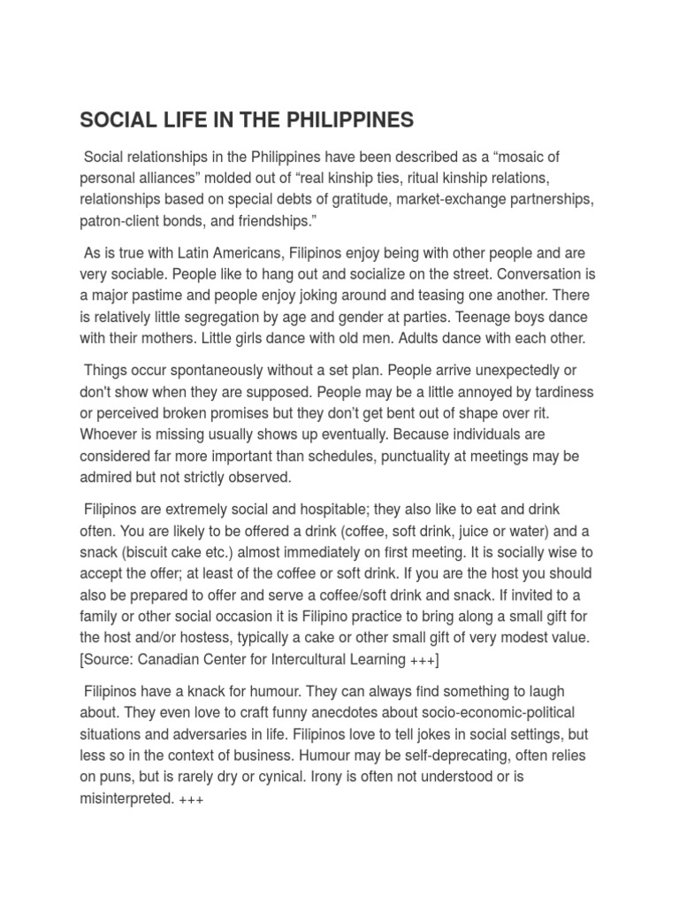 essay about social work in the philippines
